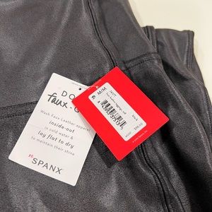 M Tall Spanx faux leather leggings